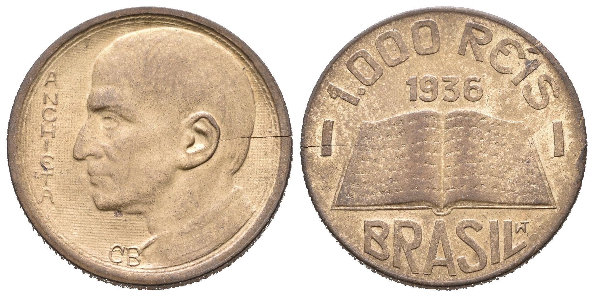 Brazílie, 1000 Reis 1936