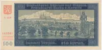 100 Koruna 1940, II. vydání, série B, Hej.33a