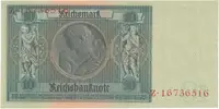 Německo, 10 Reichsmark 1929, typ H/H, poslední série Z, Hej.D2a - fotografie 2