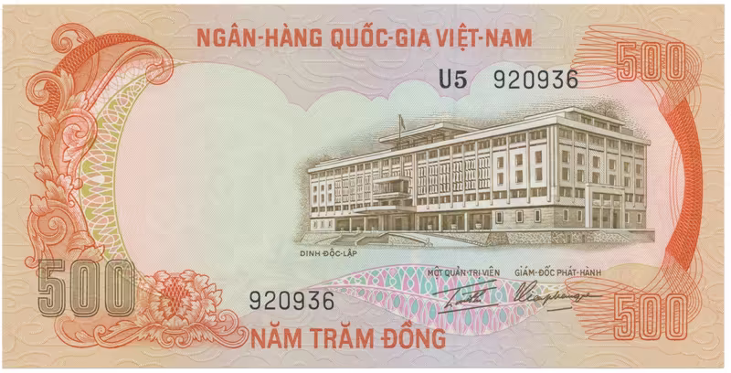 Jižní Vietnam, 500 Dong (1972), P.33a