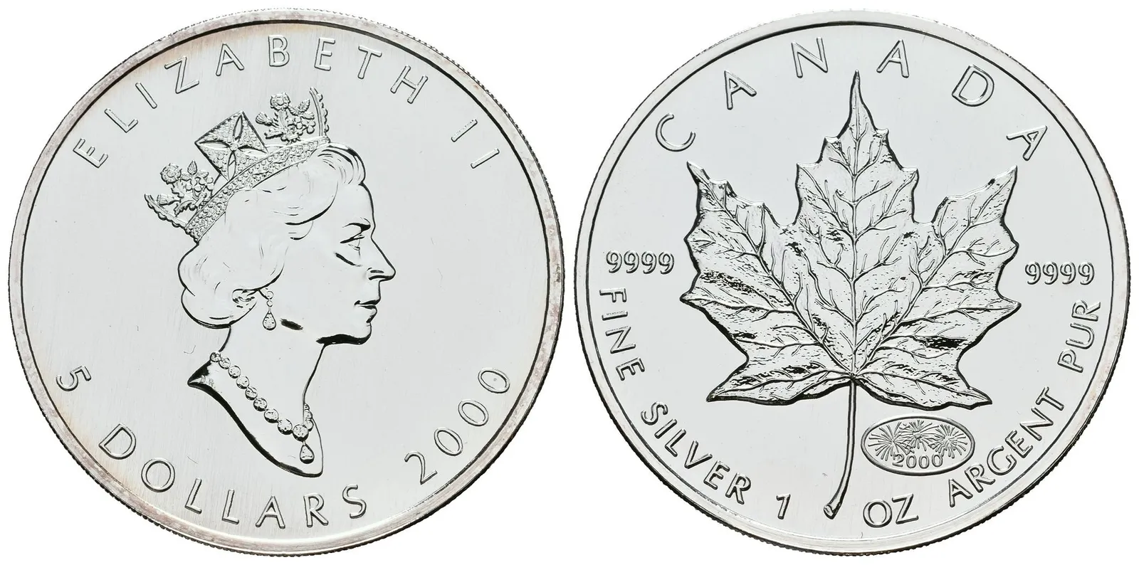 Kanada, 5 Dollars 2000 - Maple Leaf