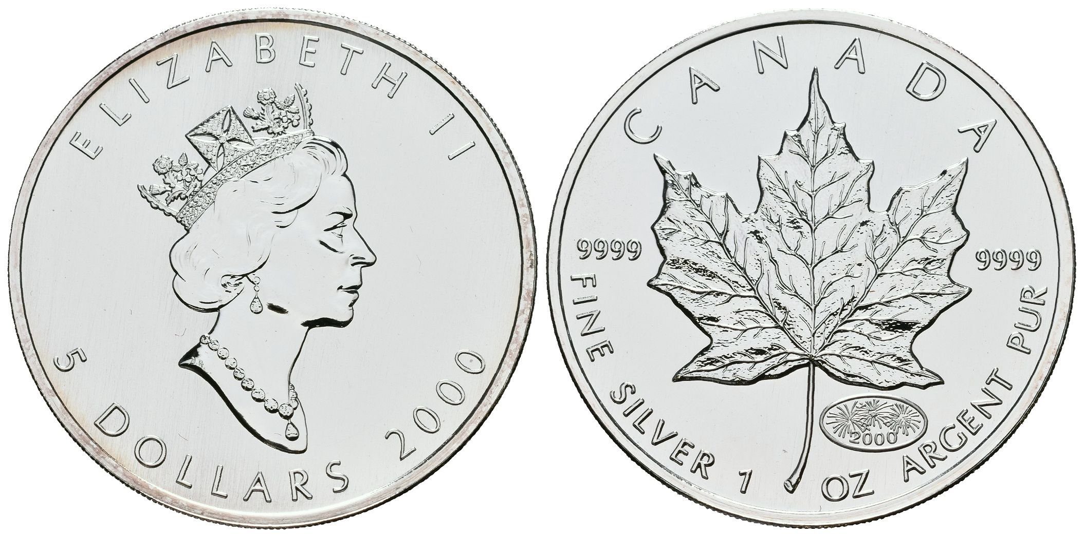 Kanada, 5 Dollars 2000 - Maple Leaf