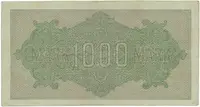 Německo, 1000 Mark 1922, vod. Vielecke, 6-místné číslo, Ro.75f - fotografie 2