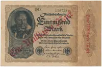 Německo, 1 Milliarde Mark 1923, Ro.110e