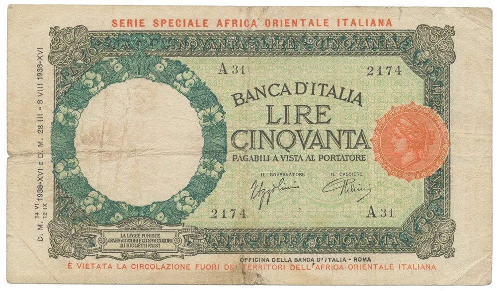 Italská východní Afrika - Italian East Africa — 1