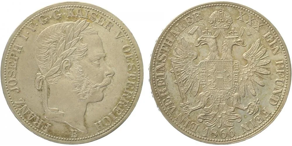 Rakouská a spolková měna, 1857 - 1892 — 1