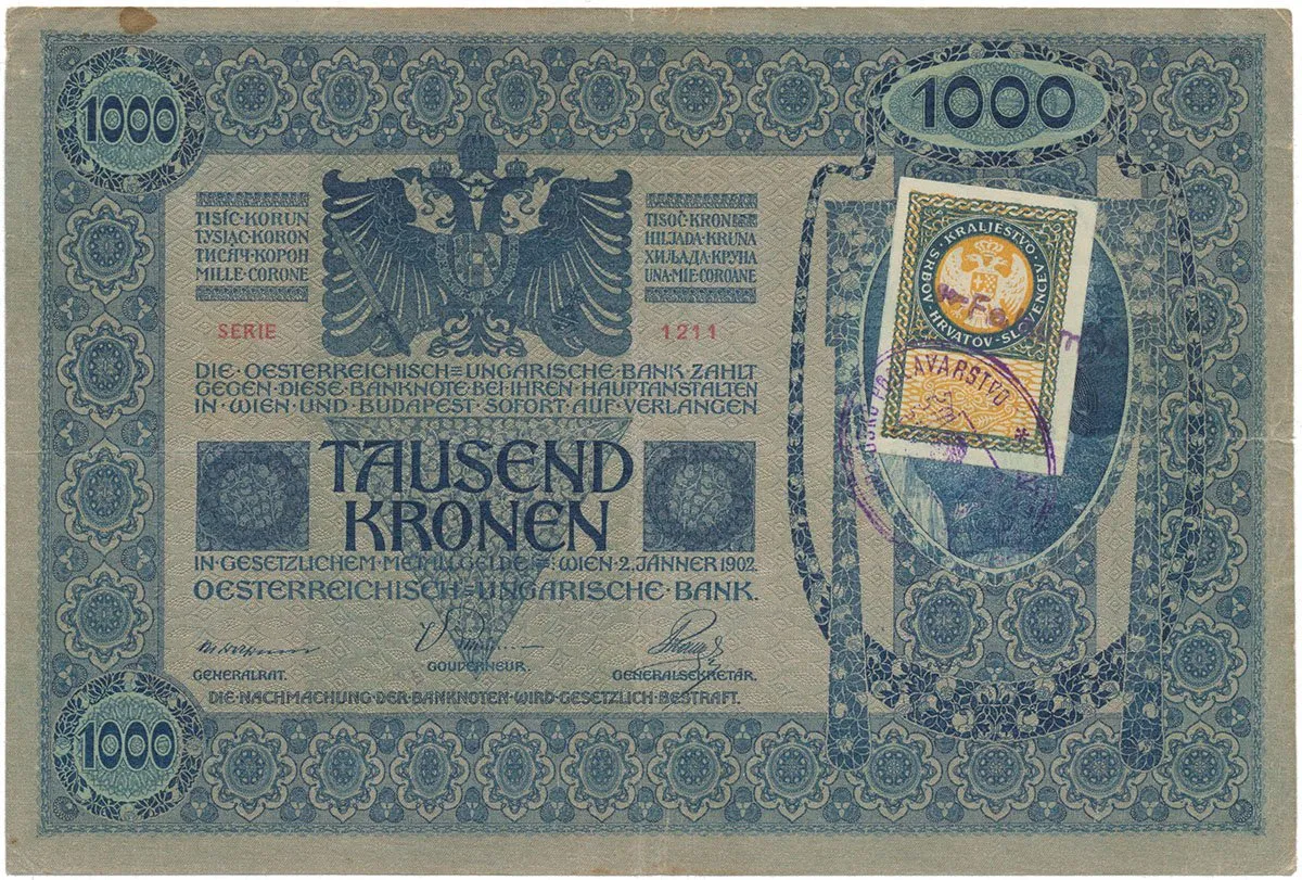 Razítkované R-U bankovky na Balkáně 1919-1921 — 1