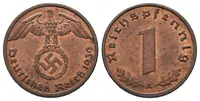 III. říše, 1 Pfennig 1939 A