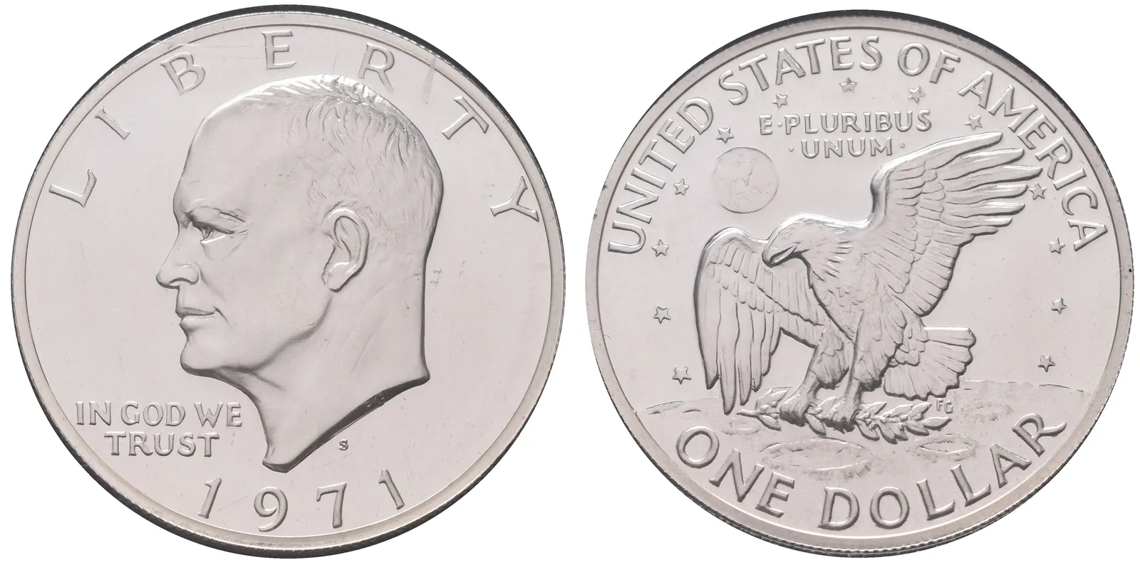 USA, 1 Dollar 1971 - Dwight D. Eisenhower