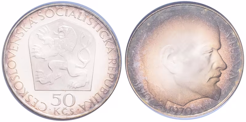 50 Kčs 1970 - V. I. Lenin, PROOF