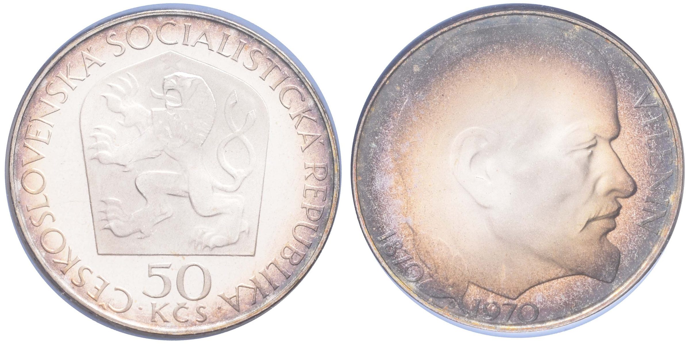 50 Kčs 1970 - V. I. Lenin, PROOF