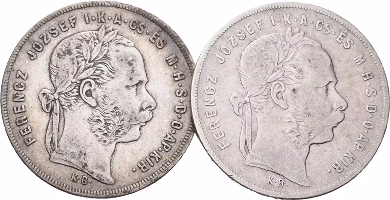 Zlatník 1878 + 1 879, lot 2 kusů