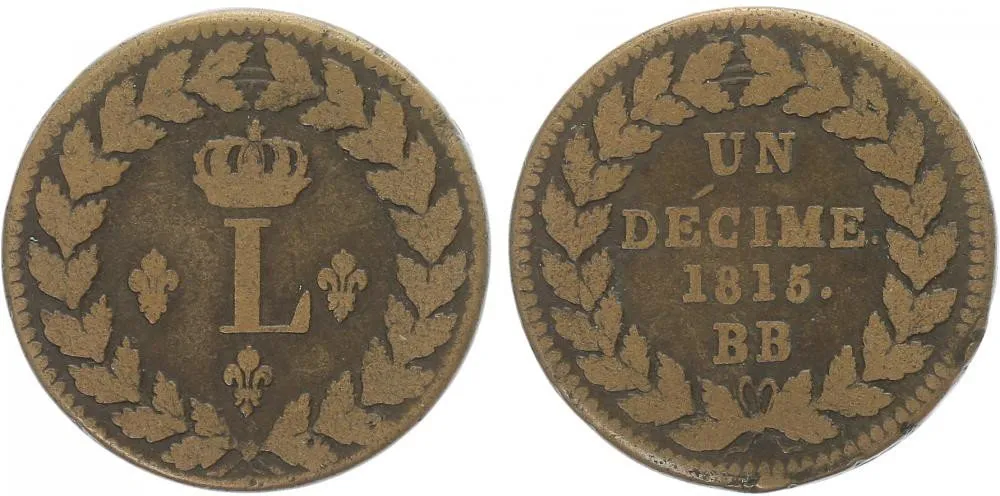 Francie, Louis XVIII., 1815 - 1824 — 1