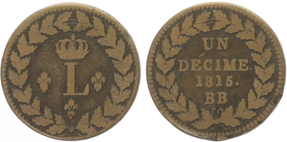 Francie, Louis XVIII., 1815 - 1824 — 1
