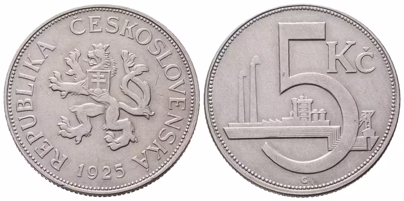 5 Koruna 1925
