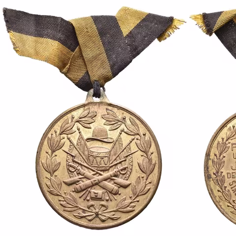 AE Medaile b.l. - K 25. výročí založení a k vysvěcení praporu spolku voj.