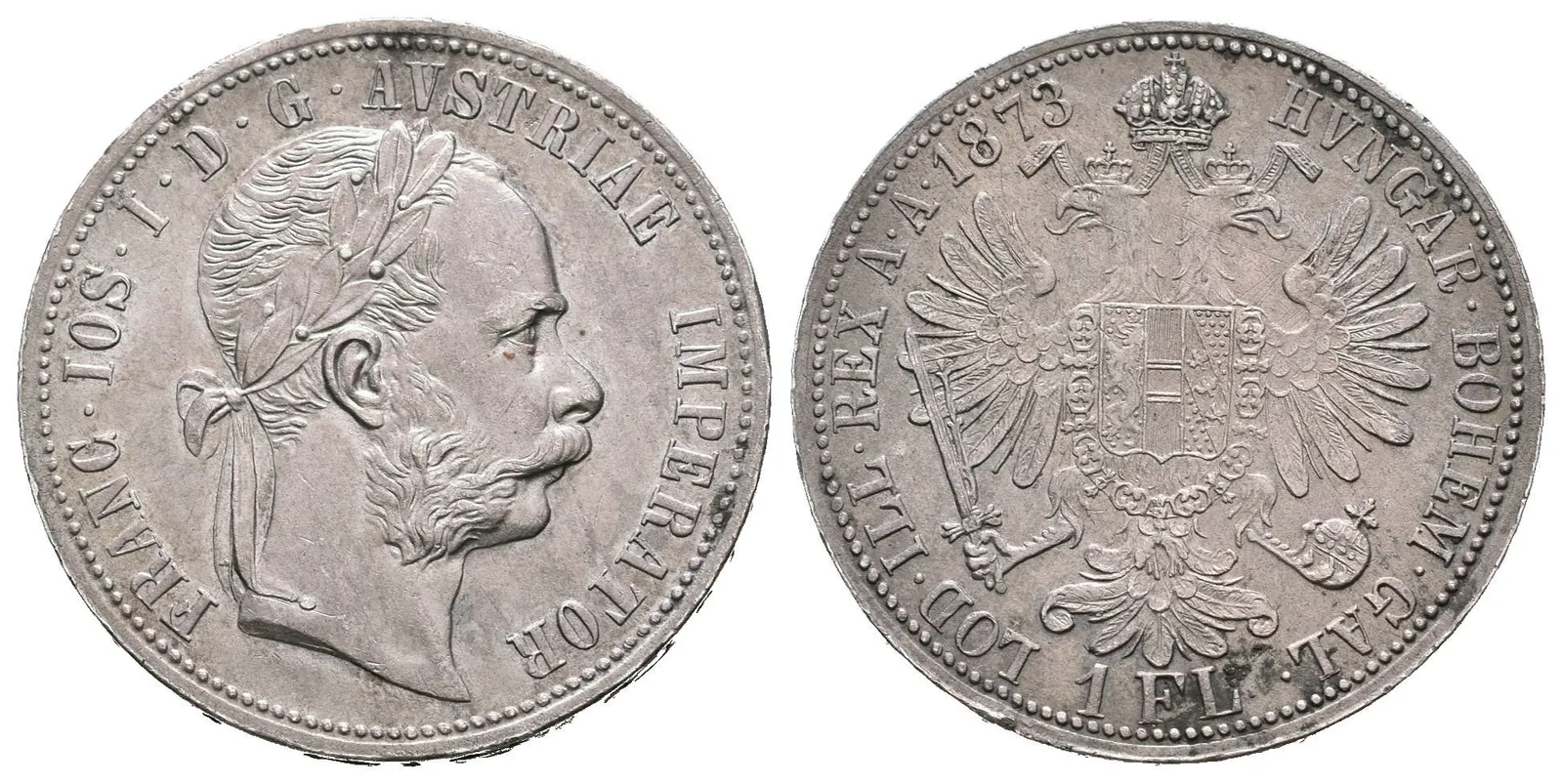 Zlatník 1873, pěkná zachovalost, tmavá patina, rysky a drobné hranky — 1
