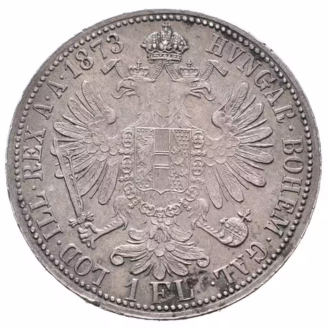 Zlatník 1873, pěkná zachovalost, tmavá patina, rysky a drobné hranky