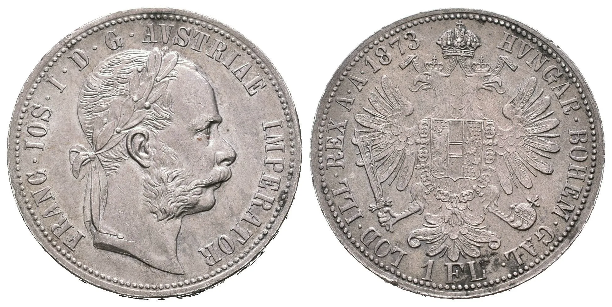 Zlatník 1873, pěkná zachovalost, tmavá patina, rysky a drobné hranky — 1