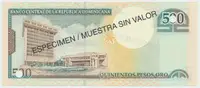 Dominikánská republika, 500 Pesos Oro 2000, P.162s - fotografie 2