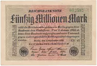 Německo, 50 Millionen Mark 1923, Ro.108e