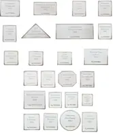 Sada - Nejcennější známky světa v ryzím stříbře - 24 Kusů Ag - Certifikát, Proof, Etue - fotografie 5