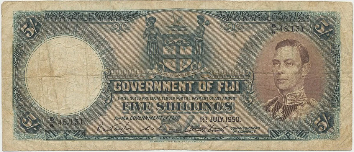 Fidži, 5 Shillings 1950, P.37j