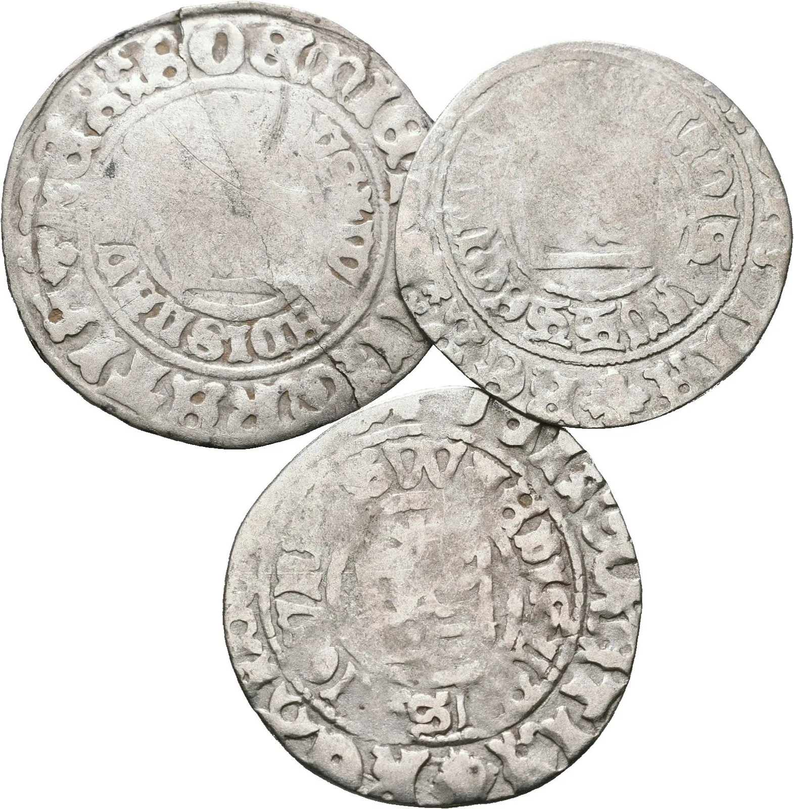 Vladislav II. Jagellonský, Pražský groš, 3 ks