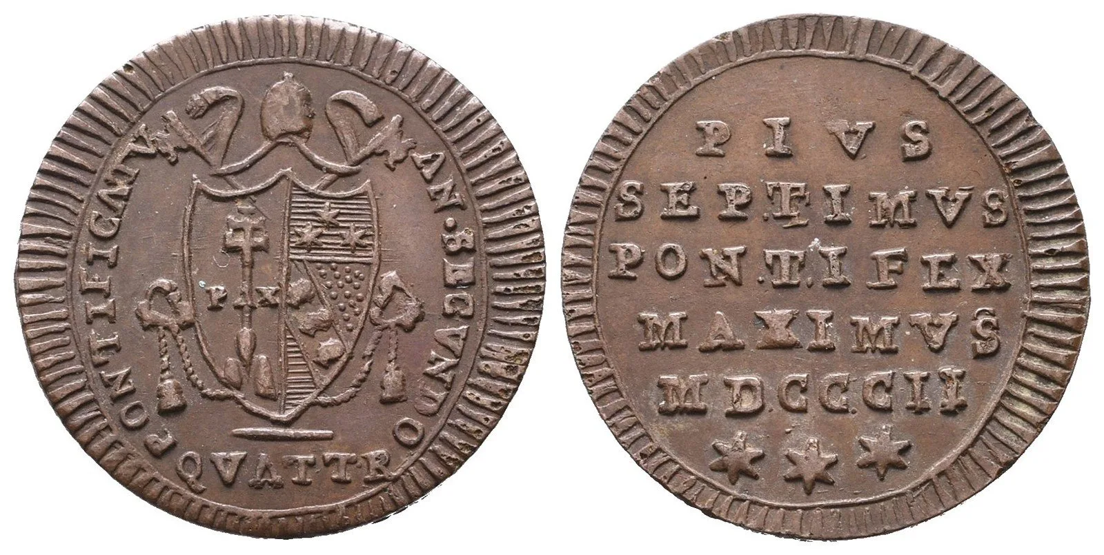 Vatikán, Pius VII., 1800 - 1823 — 1