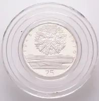25 Kčs 1970 - 25. výročí osvobození Československa, PROOF, původní etue