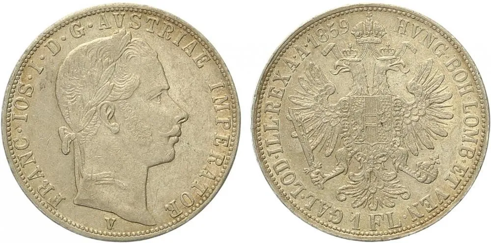 Rakouská a spolková měna, 1857 - 1892 — 1