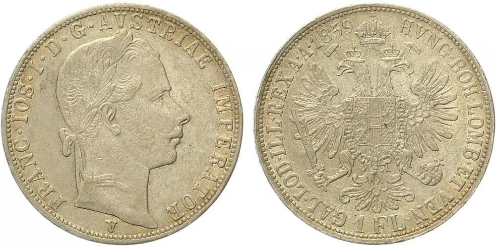 Rakouská a spolková měna, 1857 - 1892 — 1