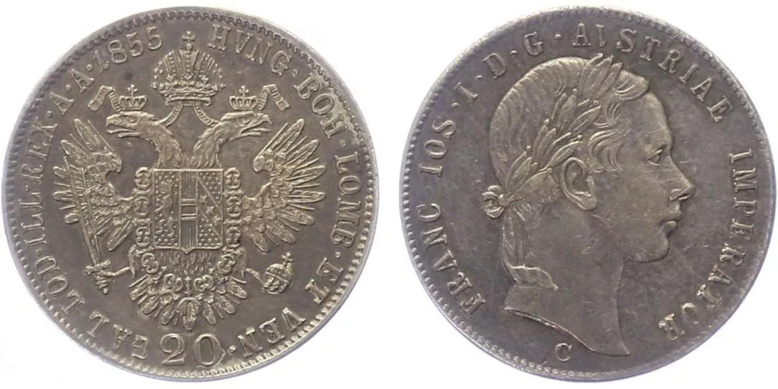 Konvenční měna, 1848 - 1857 — 1