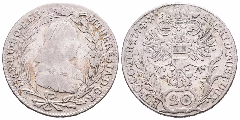 Marie Terezie, 20 Krejcar 1774, Vídeň