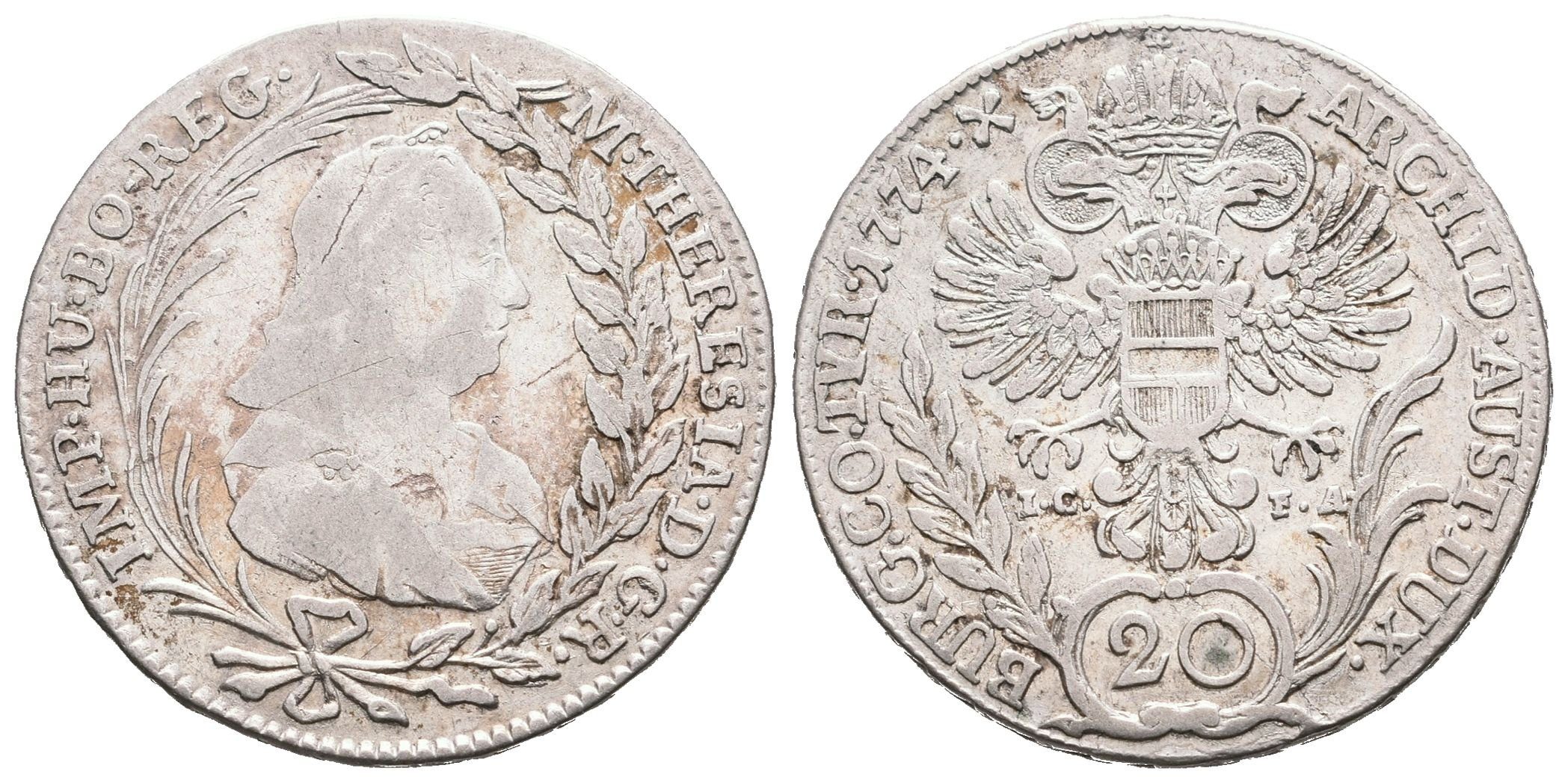 Marie Terezie, 20 Krejcar 1774, Vídeň