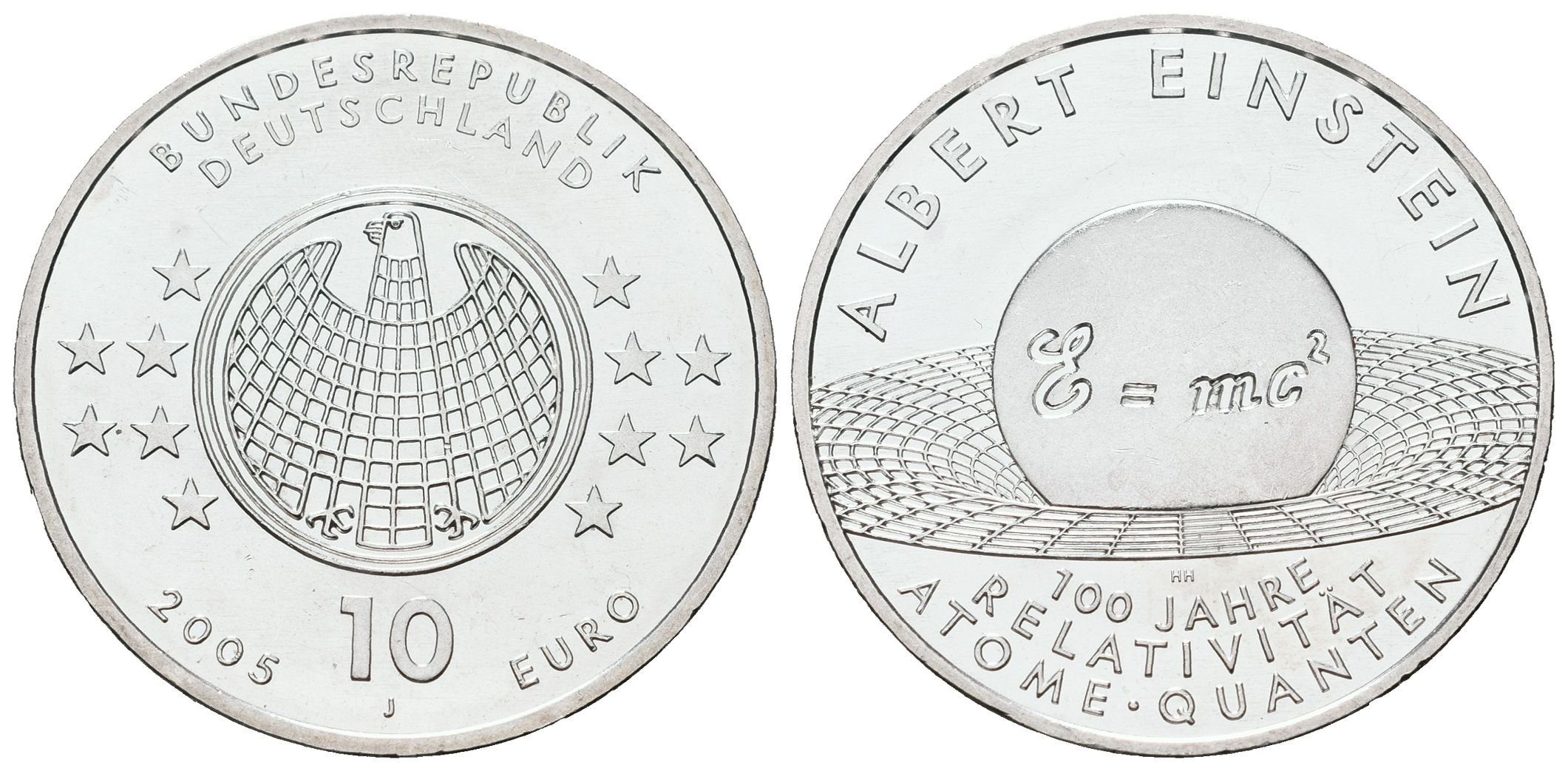 SRN, 10 Euro 2005 - Einstein