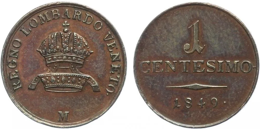 Konvenční měna, 1848 - 1857 — 1