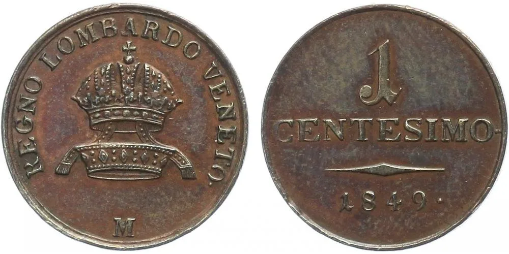 Konvenční měna, 1848 - 1857 — 1