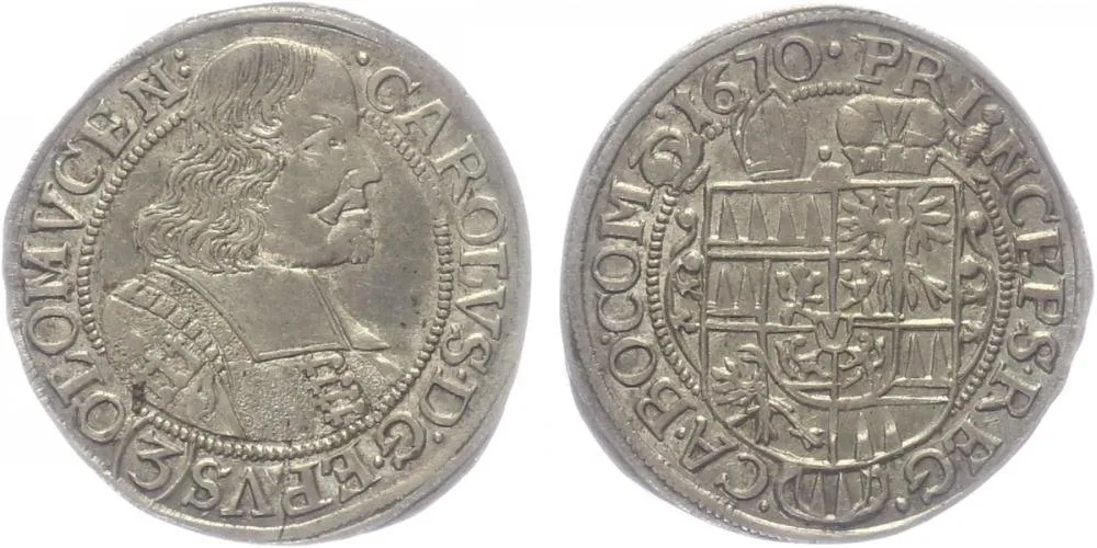 Olomouc - biskupství, Karel II. Liechtenstein, 1664 - 1695 — 1
