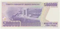 Turecko, 500.000 Lira (1998), P.212 - fotografie 2
