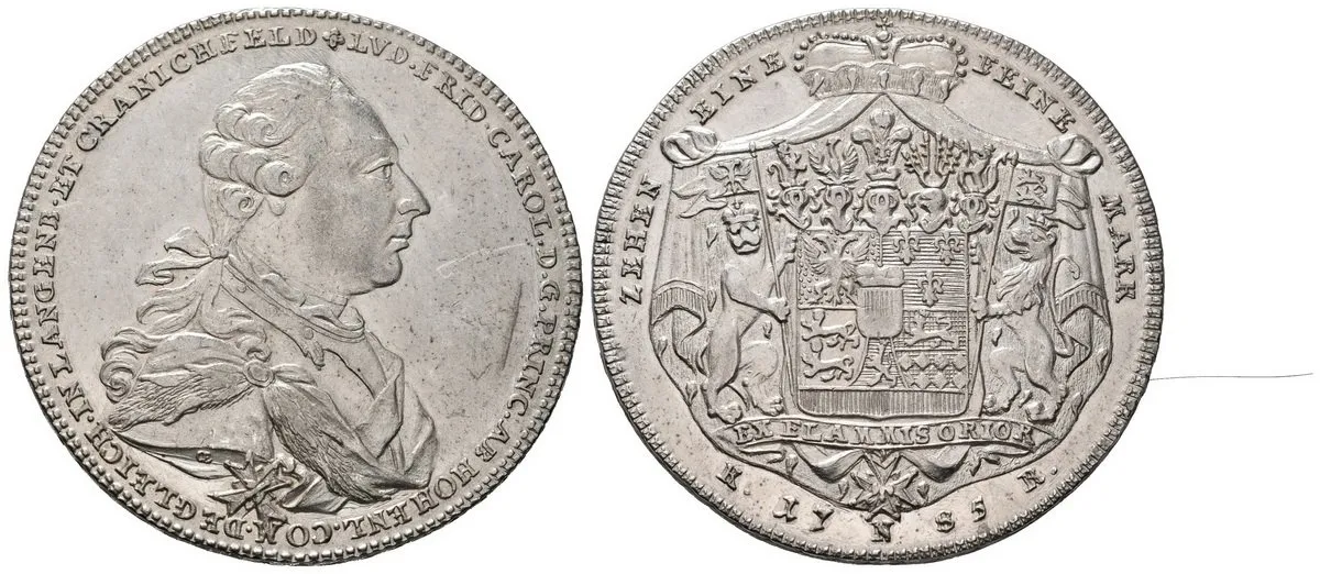 Hohenlohe - Neunstein - Öhringen, Ludwig Friedrich Karl, 1765 - 1805 — 1