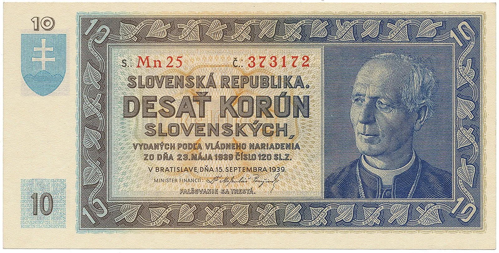 Slovenský stát, 1939 - 1945 — 1