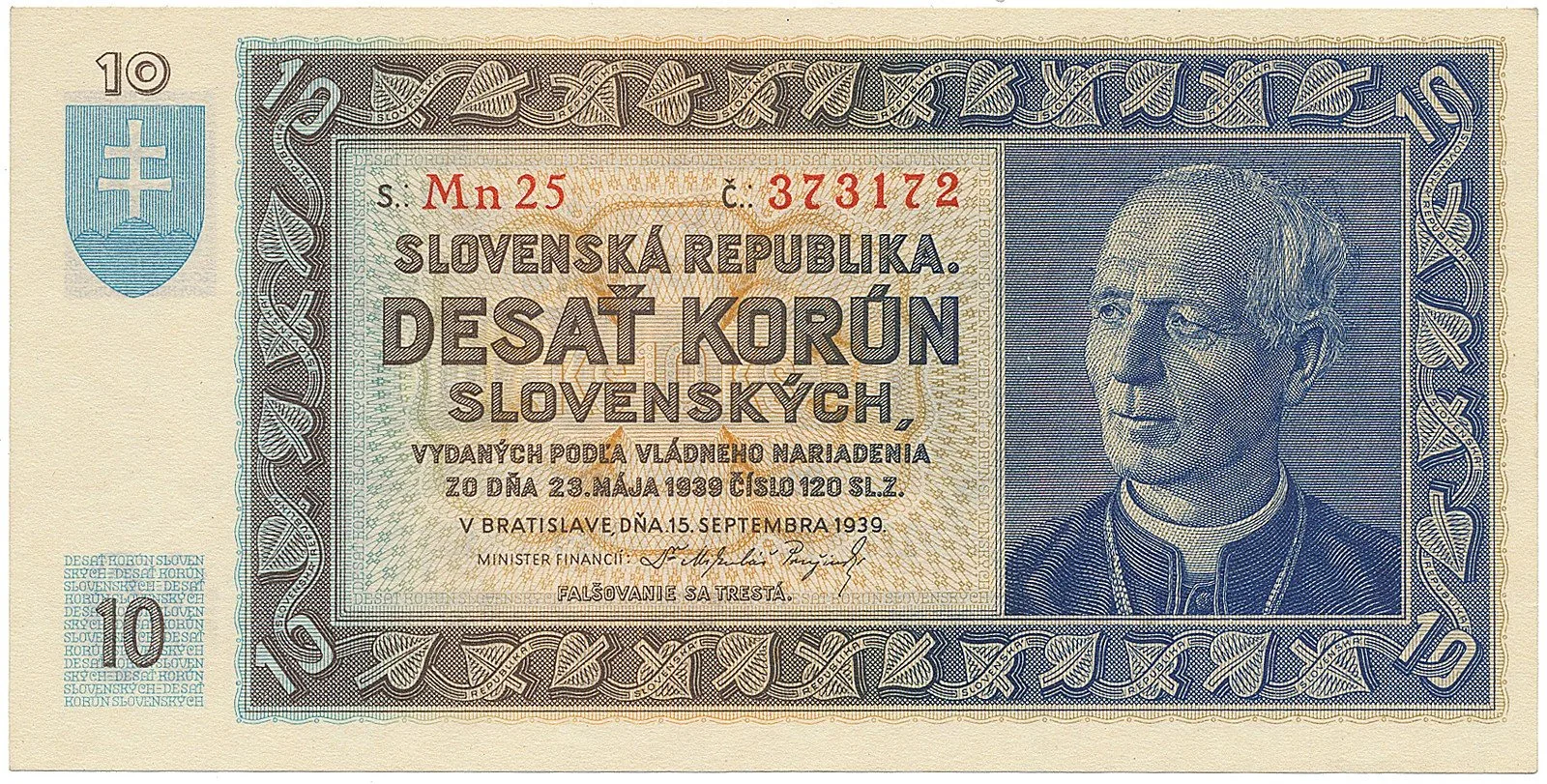Slovenský stát, 1939 - 1945 — 1