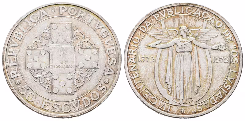 Portugalsko, 50 Escudos 1972 - 400. výročí „Os Lusiadas“