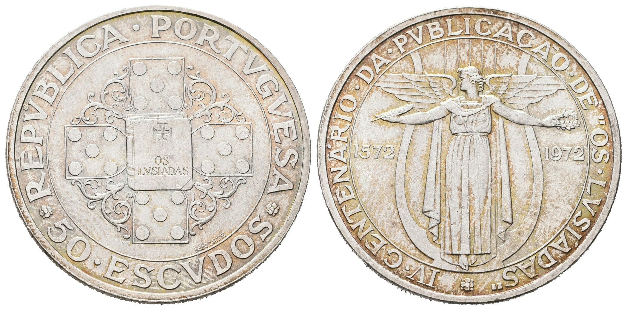 Portugalsko, 50 Escudos 1972 - 400. výročí „Os Lusiadas“