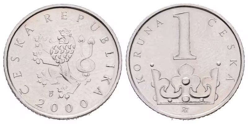 1 Koruna 2000