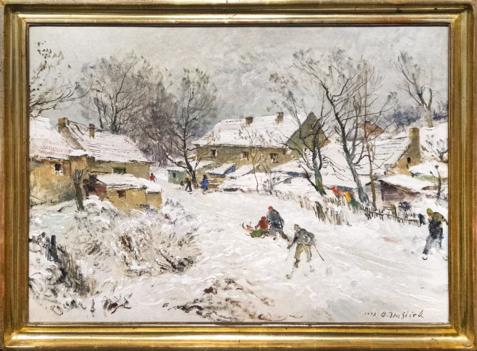Oldřich Blažíček: Oldřich Blažíček (1887 - 1953) - Zima na Jenerálce