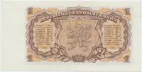 Československo, 1 Koruna 1953, tisk Praha, série NV, Hej.89b1 - fotografie 2