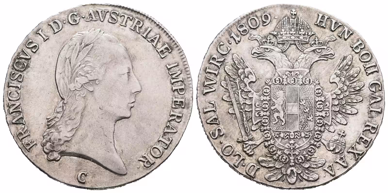 František II., 1/2 Tolar 1809 C