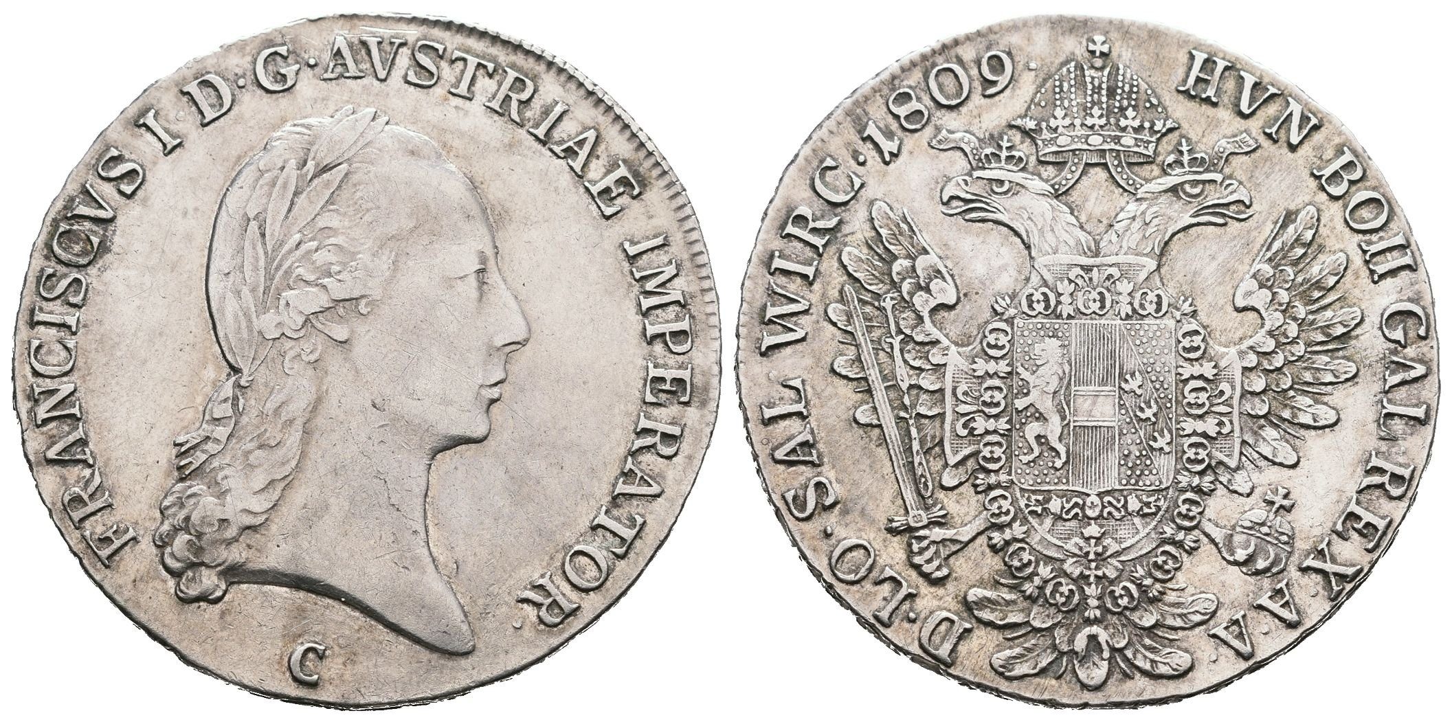 František II., 1/2 Tolar 1809 C
